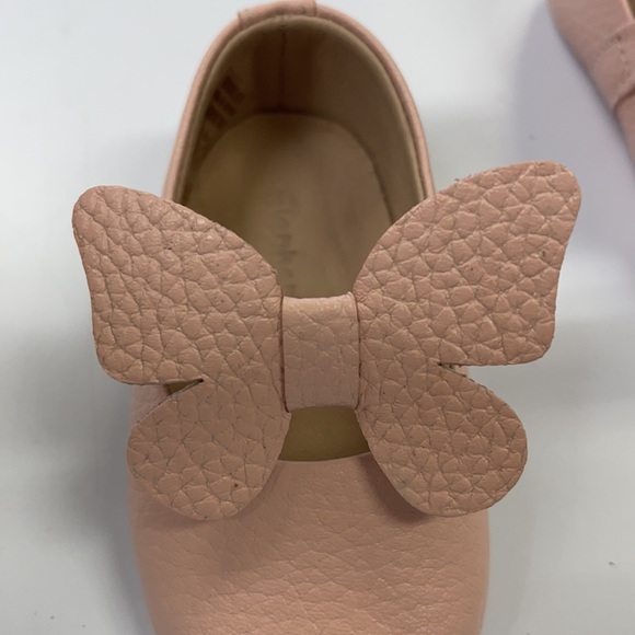 Elephantito Baby Ballerina Pink Butterfly Shoe 2 - Picture 3 of 5